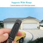 433MHz Auto Copy Wireless Remote Control Clone Cloning Code Duplicator for Garage Door Electric Gate Opener 4Keys RF Transmitter 5