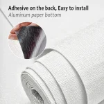 White Foam 3D Wall Sticker Thicken Waterproof Self-adhesive XPE Foam Wallpapers For Living Room Bedroom Home Decorative Stickers 3