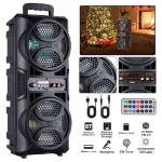 3000W Portable Bluetooth Speaker Sub woofer Heavy Bass Sound System Party Dj Karaoke Rechargeable Loud Speaker 5