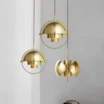 Modern Pendant Light Nordic Bedroom Bedside Hanging Lamp for Dining Room Shape Changed Suspension Droplight Indoor Lighting E27 3