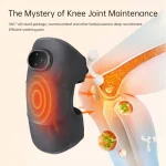 JYouCare wireless Electric Heated Knee joint Shoulder and Elbow Massager 5 gears Heating Modes Moisture Removal Physical Therapy 2