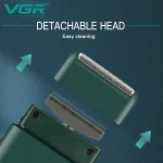 VGR V-390 mini single blade cordless beard trimmer razor rechargeable foil electric face body shaver for men Convenient razor 6