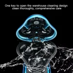 Electric Shaver Rotary Shaver Electric Razor Beard Trimmer Rechargeable Hair Cutting Shaving Machine Clipper for Men Waterproof 4