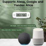 Tuya WiFi Zigbee 3.0 Temperature Humidity Sensor Hygrometer Thermometer App Remote Monitor Work With Yandex Alexa SmartLife 4