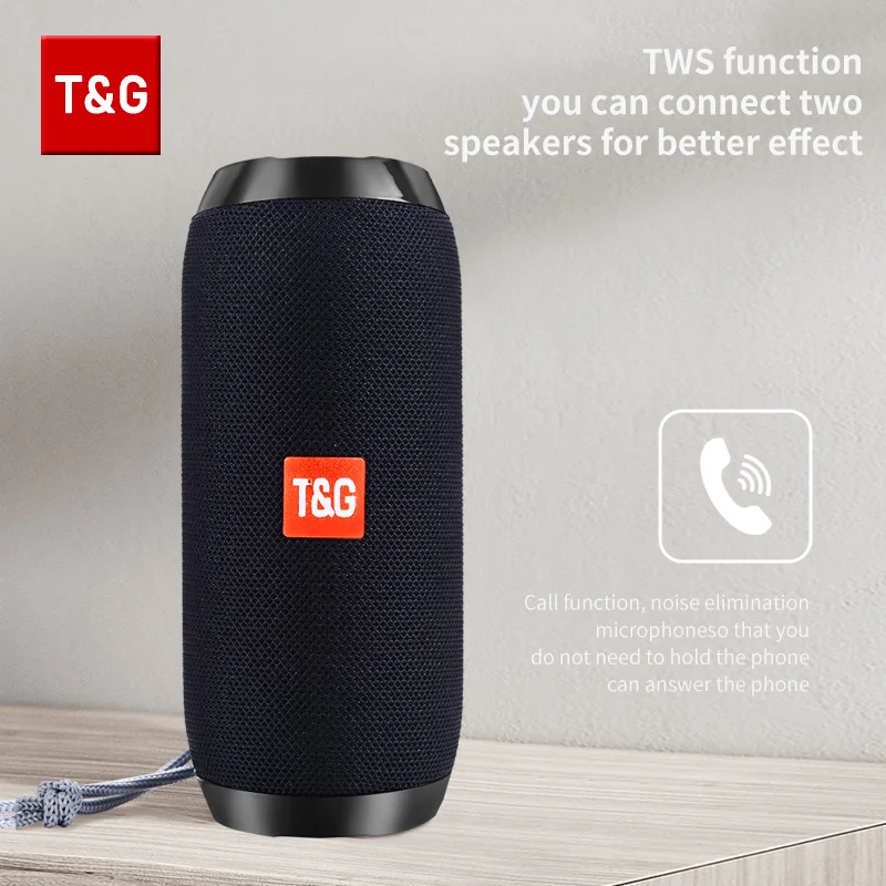 TG117 Bluetooth Speakers Portable Wireless Sound Box Outdoor Loudspeaker Waterproof Stereo Surround Supports TF Radio TG117 Bluetooth Speakers Portable Wireless Sound Box Outdoor Loudspeaker Waterproof Stereo Surround Supports TF Radio