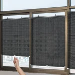 Sunshade Roller blinds Curtains Blackout Curtain Suction Cup Punch-free Retractable Window  for Bedroom Kitchen Roller Curtains 2