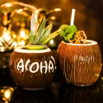 Hawaii Ceramic Tiki Mug Creative Cocktail Cup Easter Island Tiki Mugs Halloween Gift for Bar Tool 6