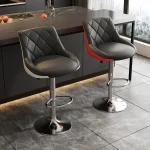 Bar chair high stool heighten bar chair simple backrest high stool 2