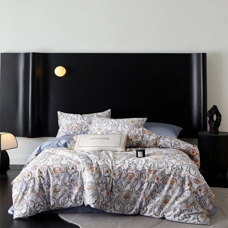 Svetanya 100% Egyptian Cotton Bedding Set Queen King Ru Double Size Bed Linens Sheet Duvet Cover Set Svetanya 100% Egyptian Cotton Bedding Set Queen King Ru Double Size Bed Linens Sheet Duvet Cover Set
