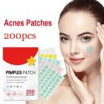 200pcs Star Acne Pimple Patches Colorful Breathable Removal Pimple Absorb Secretions Anti Infection Concealer Makeup Skin Care