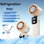 Xiaomi 2025 Hanging Ice Pack Handheld High-speed Fan Folding 100 Speed Infinitely Adjustable Fan Portable For Outdoor Neck 6