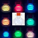 11.5 Inch Brownstone Torch Led Night Lights USB Rechargeable Table Light Game Room Decoration Lamp Kids Birthday Gifts Toy Lamps 5