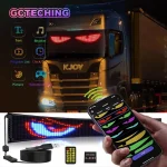 Led Eyes For Truck Led Matrix Panel RGB LED Car Panel DIY Programmable Bluetooth App Control Scrolling  Light 2