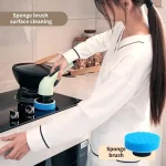 9-in-1 Electric Cleaning Brush Electric Spin Cleaning Scrubber Electric Cleaning Tools Parlour Kitchen Bathroom Cleaning Gadgets 3