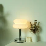 Macaron Table Lamp Tri-color Dimmable Night Light for Girl,Bedroom,Living Room,Desk Decor,Eye-Protection Reading Atmosphere Lamp 2