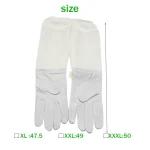 Beekeeper Anti-bee Gloves Beekeeping Protective Sleeves Ventilated Sheepskin And Canvas For Apiculture Tools Beekeeping Gloves 2