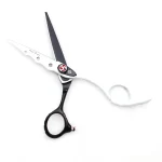 Purple Dragon Hair Scissors Professional 6" Japan Stainless Hair Cutting Scissors Barber Shop Hairdressing Thinning Shears Z1019 2