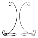 Household Hot Sale 23CM Iron Holder Hanging Candlestick Glass Ball Basket Light Lantern Stand Small Objects Decoration 4