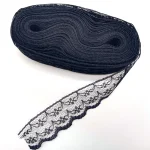 10yards Lace Ribbon Wedding Dress Fabrics for Embellishments for Sewing Handicraft Accessories Needlework Materials Width 2.3cm 4