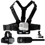 Chest Strap Mount Belt for Gopro Hero 12 11 9 8 7 6 5+ 4 Xiaomi Yi 4K Action Camera Chest Harness for insta360 Sport Accessories 3