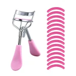 with 15 Silicone Pads and Stainless Steel Eyelash Curler Portable Eyelash Curler, Used for Eyelash Extension and Curling Tools 2