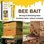 60ML Bee Bait Bee Swarm Commander Lure Bait Bee Cage Trap Kit Beekeeper Tools Beekeeping Wild Bee Hive Swarm Liquid 3