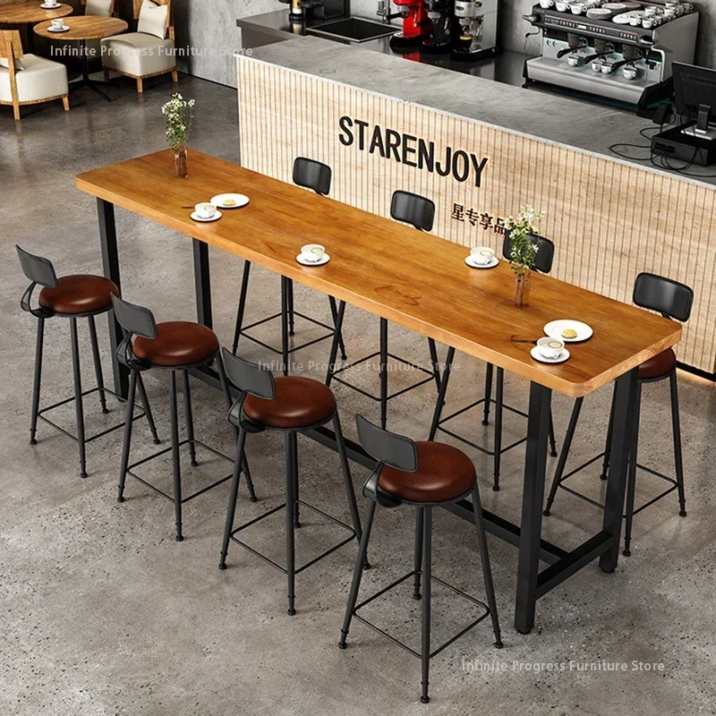 Bistro High Bar Tables Restaurant Home Coffee Alcohol Bar Table Cocktail Counter Reception Desk Furniture Muebles De Cocina FYBT Bistro High Bar Tables Restaurant Home Coffee Alcohol Bar Table Cocktail Counter Reception Desk Furniture Muebles De Cocina FYBT
