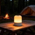 LED Night Light Dimmable Rechargeable/Plug-in Desktop Bedroom Bedside Lighting Decorative Touchscreen Reading RGB Desk Lamp 6