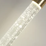Luxury Crystal Pendant Light with Gold Fixtures Crystal Hanging Lamp  for Living Room Bedroom Dining Room Modern Home Decor 5