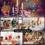 3Pc/Set European style Metal Candle Holders Fashion Simple Wedding Table Decoration Party Living Room Candlestick Christmas Tabl 5