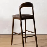 Wood With Back Bar Stools Balcony Modern Design Minimalist Office Barstools Relaxing Gaming Chaise De Bar Lounge Suite Furniture 5