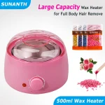 500ml Hair Removal Wax Melting Machine Wax-melt Epilator Quick Heater Wax Melting Pot Hair Removal Wax Beans Waxing Machine 2
