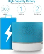 TF Wireless Mini Motion Bluetooth Speaker With LED Lights Speaker Super Bass Stereo Rechargeable Portable Outdoor Small Speaker 5
