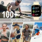 KESHUYOU 2025 New Smart Watch Bluetooth Talking Blood Oxygen/Blood Pressure Monitor Smart Watch for Women Men Holiday Gift 6
