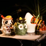 Hawaii Ceramic Tiki Mug Creative Cocktail Cup Easter Island Tiki Mugs Halloween Gift for Bar Tool 2
