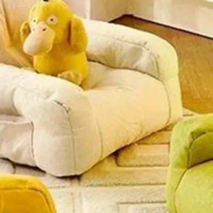 Soft Small Sofa Chair Comfortable Ergonomic Living Room Lazy Sofa With Storage Bag Children's Bear Sofa Chair For Boys And Girls
