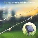 7M/12M/22M/32M LED Solar String Fairy Lights Outdoor Path Garlands Lamp Patio Waterproof Christmas Wedding Garden Street Lights 3