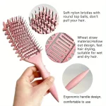 Curl Define Styling Brush Hollow Out Detangling Hair Brush Tangled Wet Curly Hair Comb Shaping Curls Barber Hairdressing Tools 5