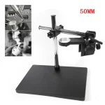 Alloy Tabletop Microscope Stand: Suitable for Microscopes with 50mm Diameter Sturdy Multi-functional Multi-axis Rotation 3