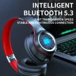 Shoumi Newest Wireless Headphones Bluetooth Earphones Large Headset Helmets with Mic Support TF-Card Mp3 Play display screen 4