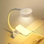 Mini Clip Book Lamp LED Table Lamp Eye Protection 3 Colors Battery Powered Night Light Portable Bedside Student Reading Lamp 2