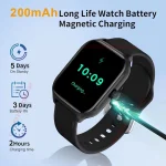 2026 Smart Watch Android IOS Phone 2.01 Inch Color Screen Bluetooth Answer Call Fitness Watches Tracker Smartwatch Women Men New 6