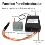 8000W Mini Spot Welder Kit DIY Automat 18650 Battery Pack Welding Portable Spot Welding Machine Pen For 0.15MM Nickel Strip 5