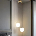 Modern Glass LED Pendant Lights Living Room Bedroom Indoor Lighting Restaurant Bar Home Decor Hanging Lamp Ceiling Chandelier