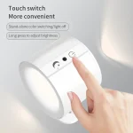 LED Magnetic Wall Light Up and Down Style Black White Rotatable Sleep Guard Bedroom Bedside Lamp Living Room Night Lighting 3