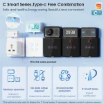 ZigBee Amplifier Extender Works with ZigBee Gateway Hub Type C Signal Booster Work for Alexa Google Home Range Extender for Home 3