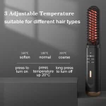 Cordless Beard Straightener for Men Hair Straightener Brush Fast Heated Electric Hair Brushes Multifunctional Wireless Hot Comb 4