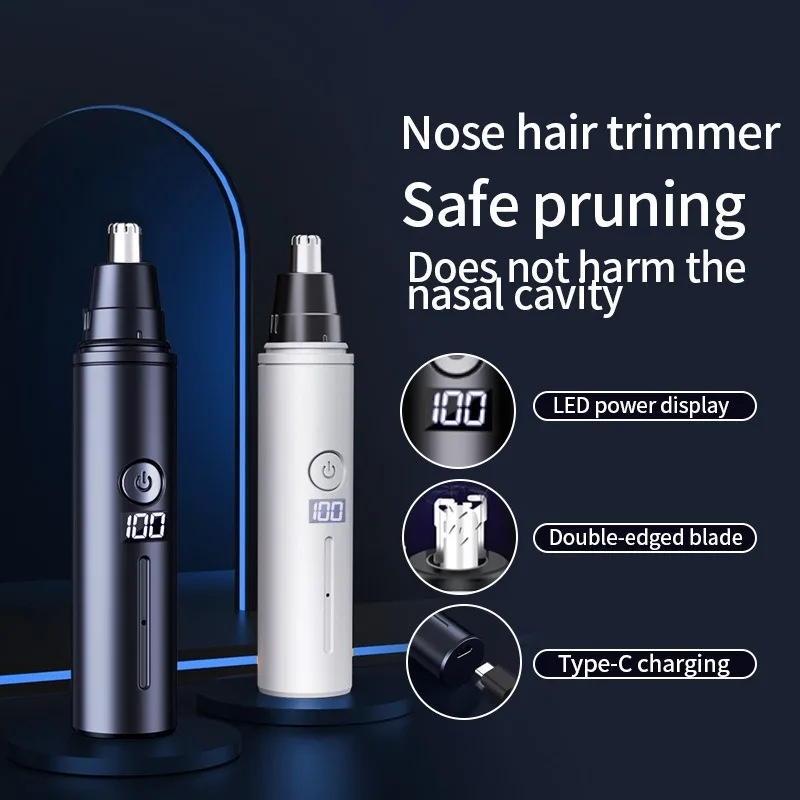 Nose Hair Trimmer USB Charging New High Quality Electric Portable Men Mini Nose Hair Remover Safety Face Hair Cleaning Tool Nose Hair Trimmer USB Charging New High Quality Electric Portable Men Mini Nose Hair Remover Safety Face Hair Cleaning Tool