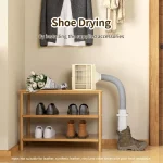 Y6 Plus Portable Clothes Dryer, 850W Mini Portable Dryer for Travel Apartments RV, Small Compact Laundry Dry Shoe Drye, Bed Warm 4
