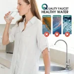 Kitchen Filtered Faucet Stainless Steel Direct Purifier Direct Drinking Tap Single Cold Water Sink Fauce Water PurifyingFaucet 5